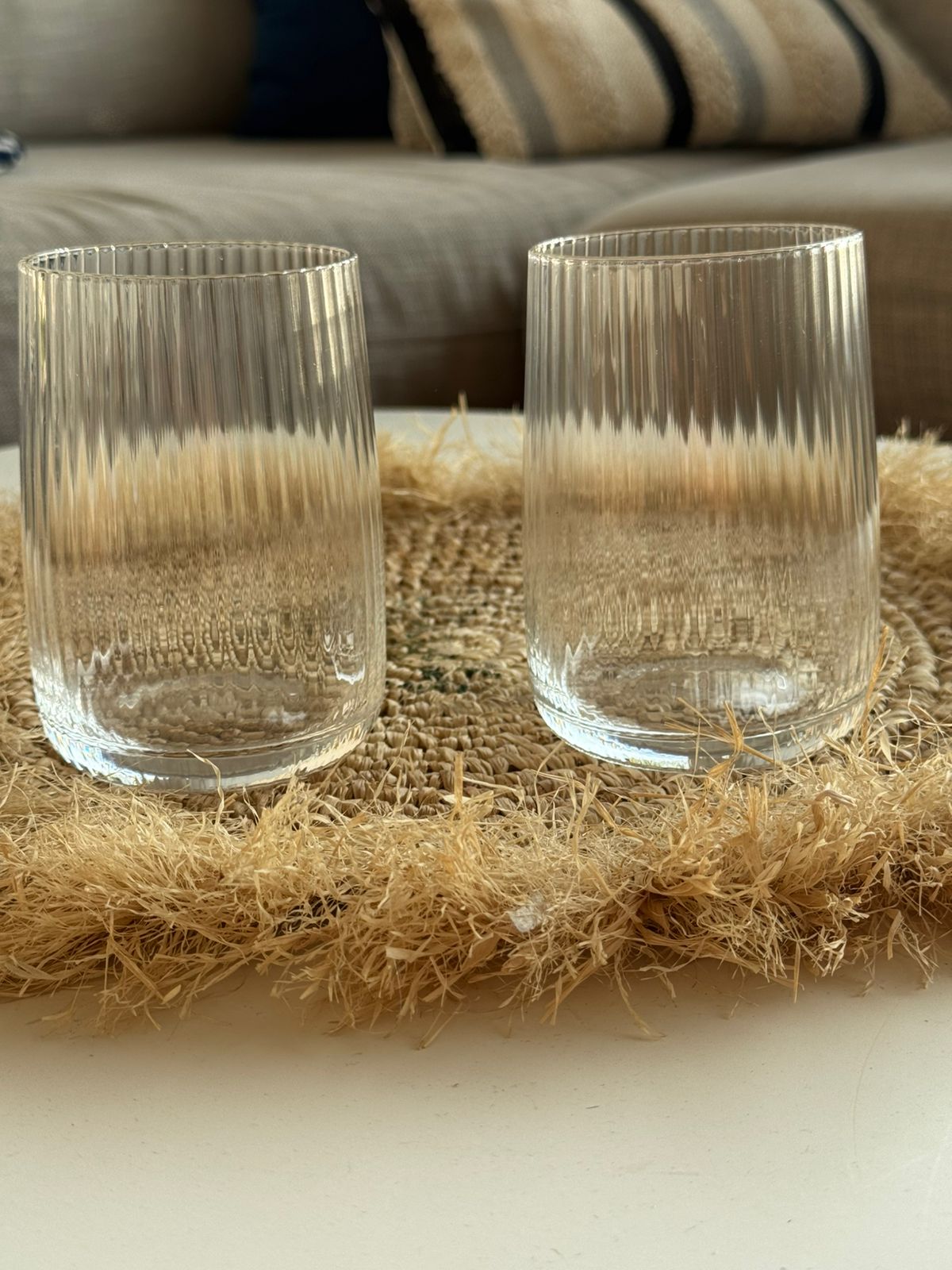 VASO DE VIDRIO VERNA SET X 4