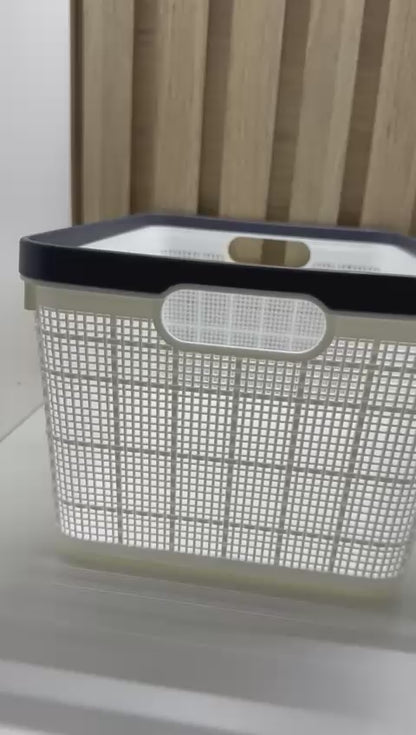 CESTOS ORGANIZADORES BLANCOS SET X 3